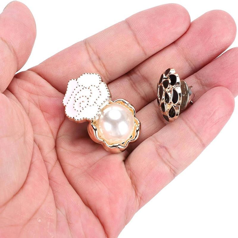 Metal craft replacement button pins, removable shirt buttons