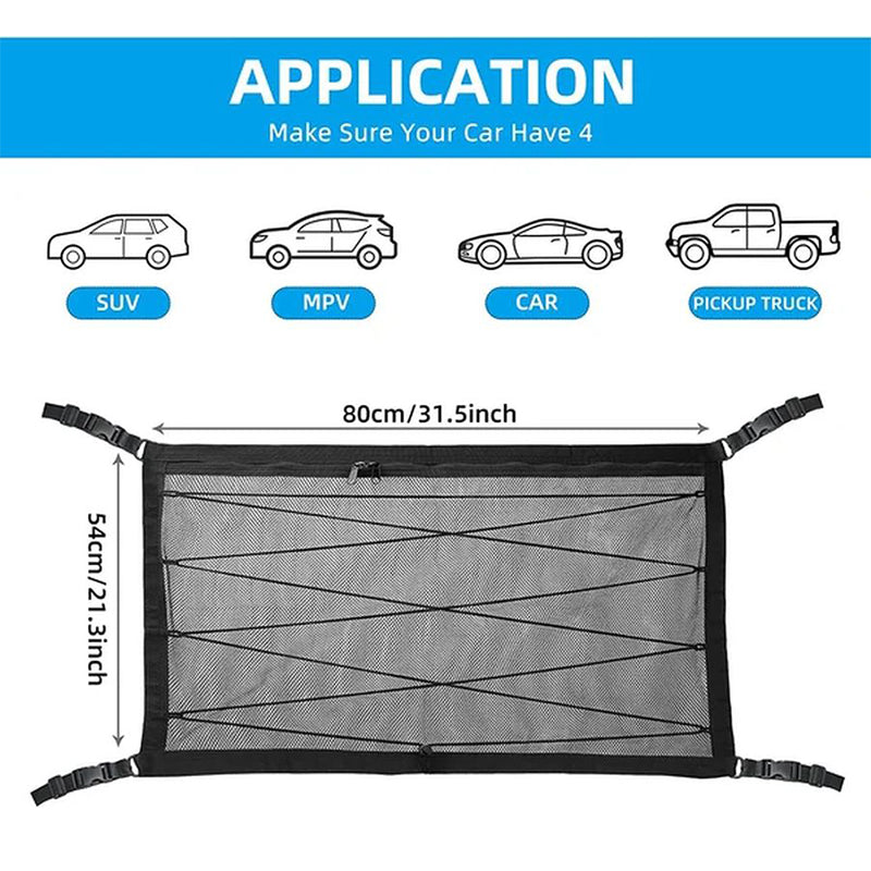 Car storage mesh pocket