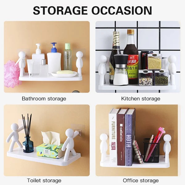 Punch-free villain storage rack