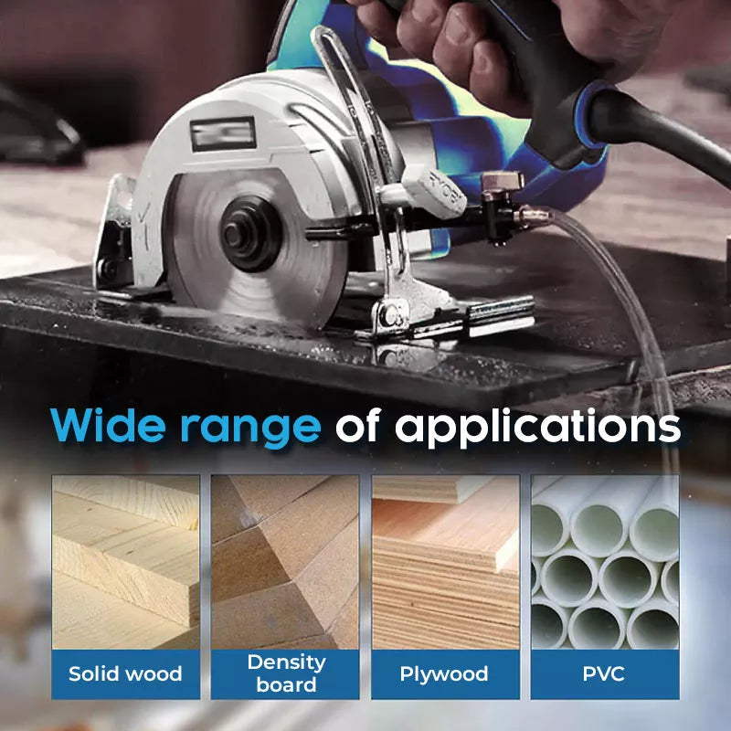 Double-sided alloy saw blade for woodworking