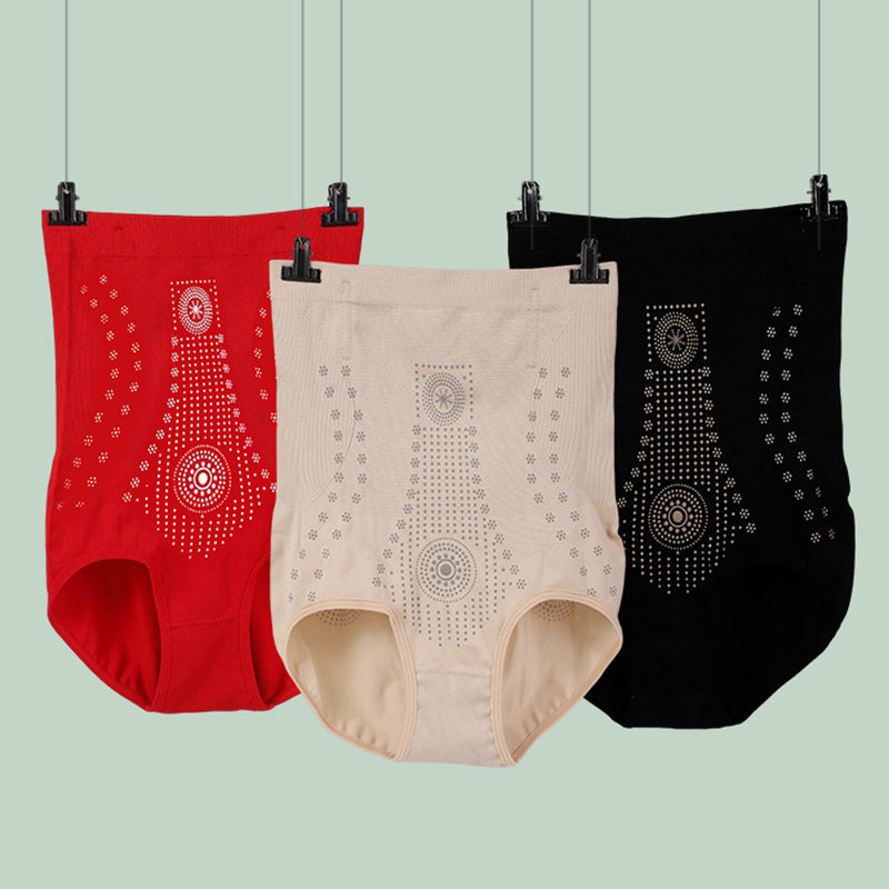 Powerful waistband slimming and hip lifting briefs