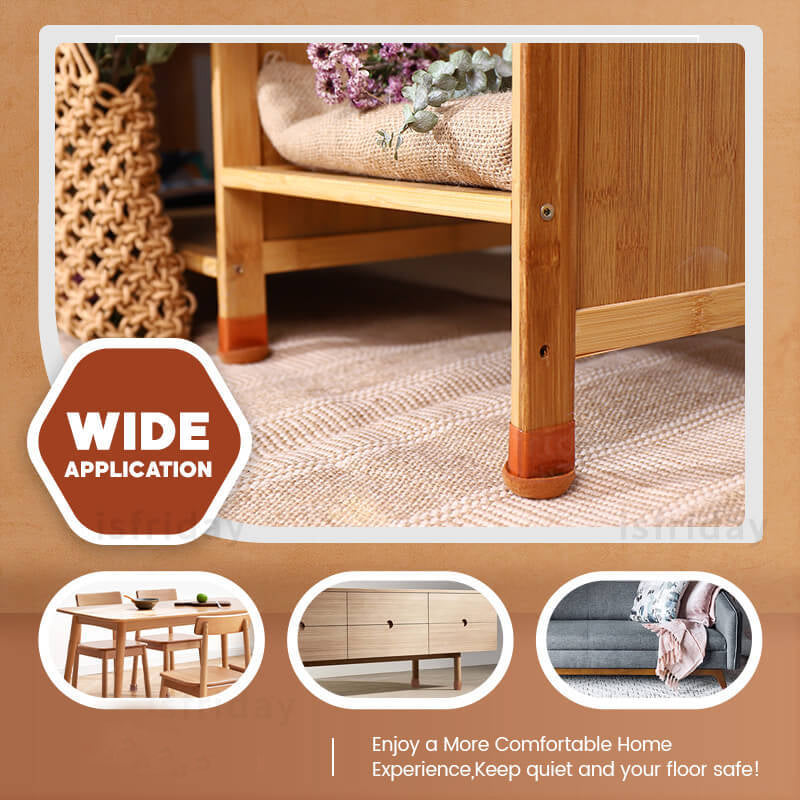 Upgraded Mute Furniture Leg Protectors