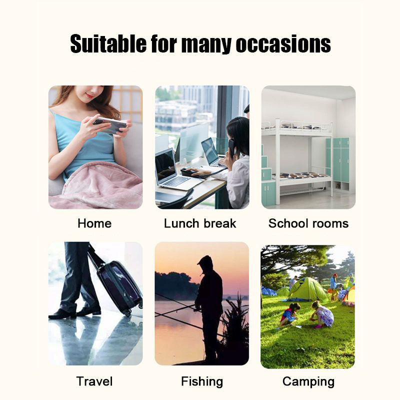 Electrically heated flannel blanket with USB charging