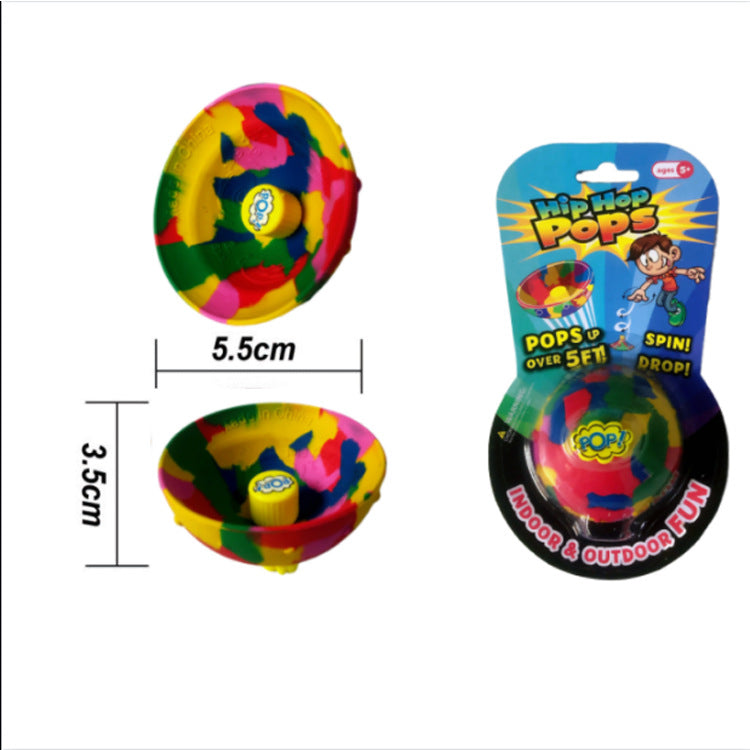 Bounce Ball Toy Jump Spinner Bowl(2 PCS)