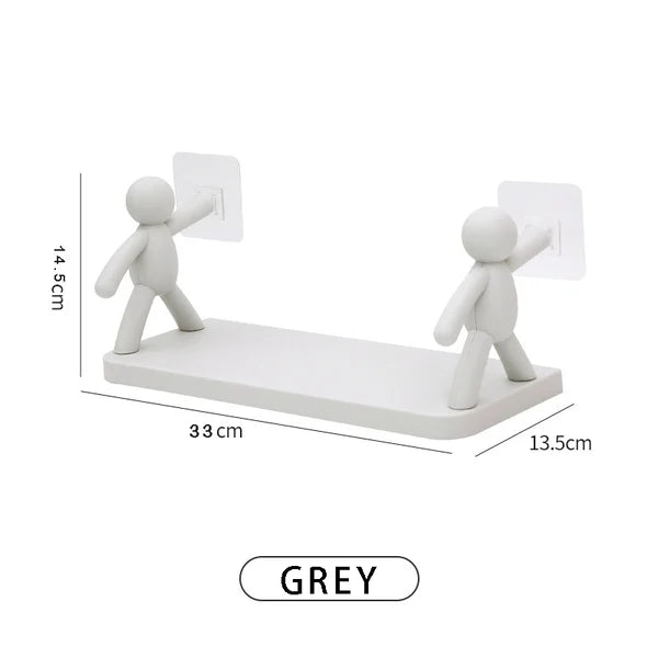 Punch-free villain storage rack