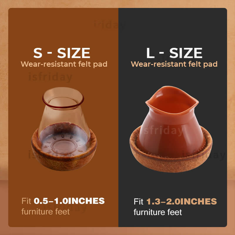 Upgraded Mute Furniture Leg Protectors