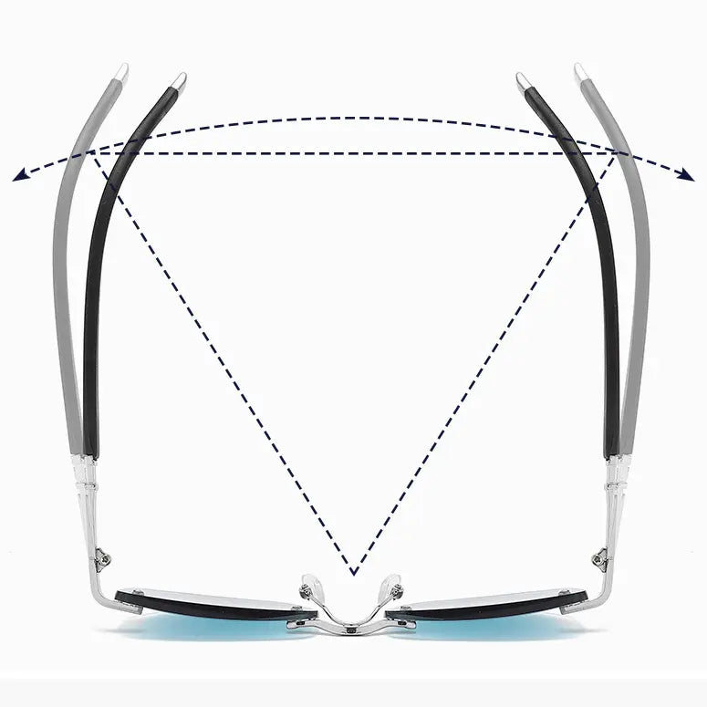 Sapphire High Hardness Anti-Blue Light Far and Near Presbyopic Sunglasses