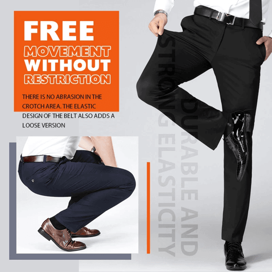 NEW STYLEHIGH STRETCH MEN'S CLASSIC PANTS