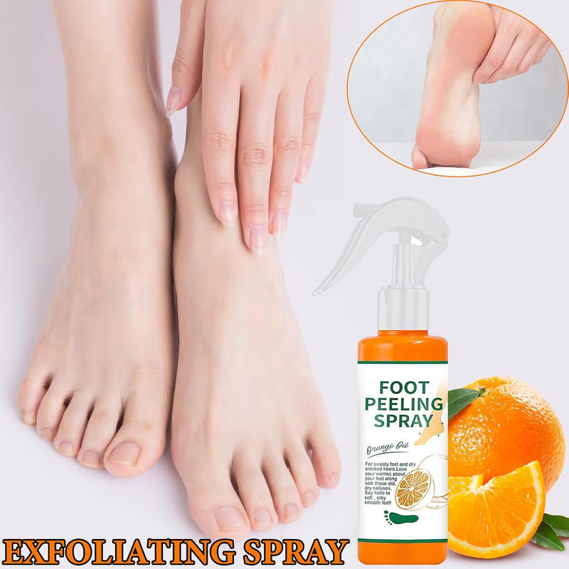 Foot Exfoliating Spray Improves Rough Skin Suitable for the Whole Body