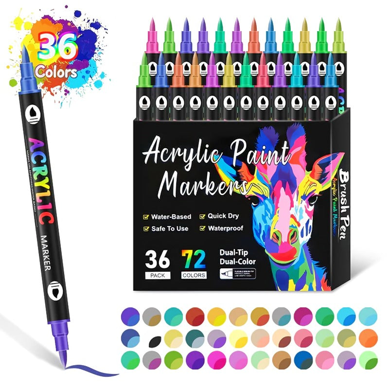 Double-Headed Acrylic Paint Pen