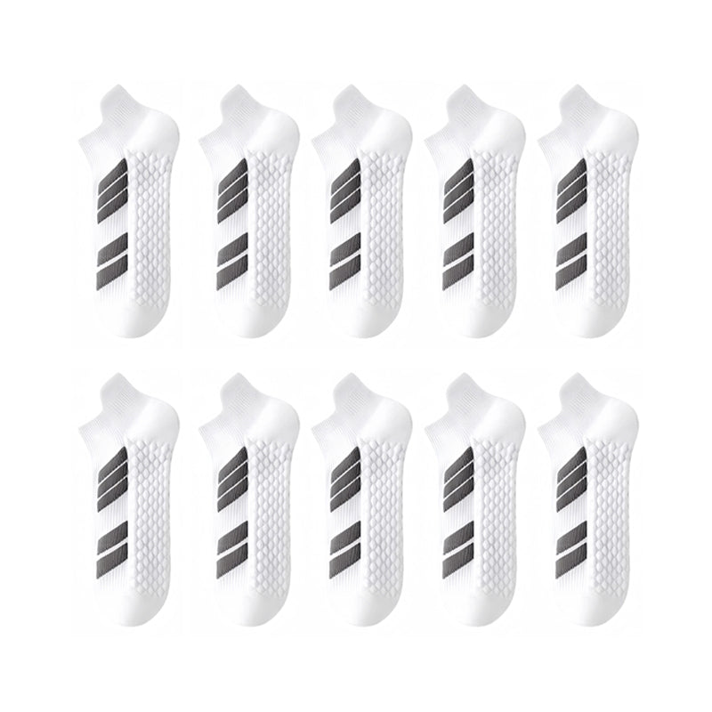 Men's low-top breathable sweat-wicking sports socks