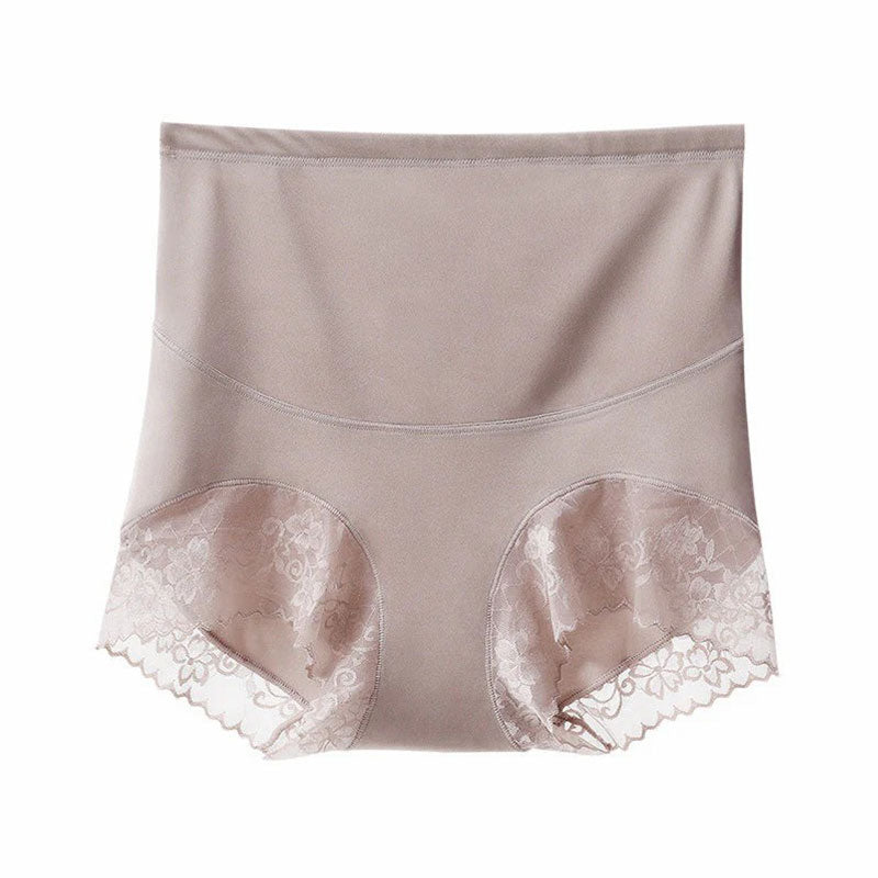 High waist lace tummy control panties