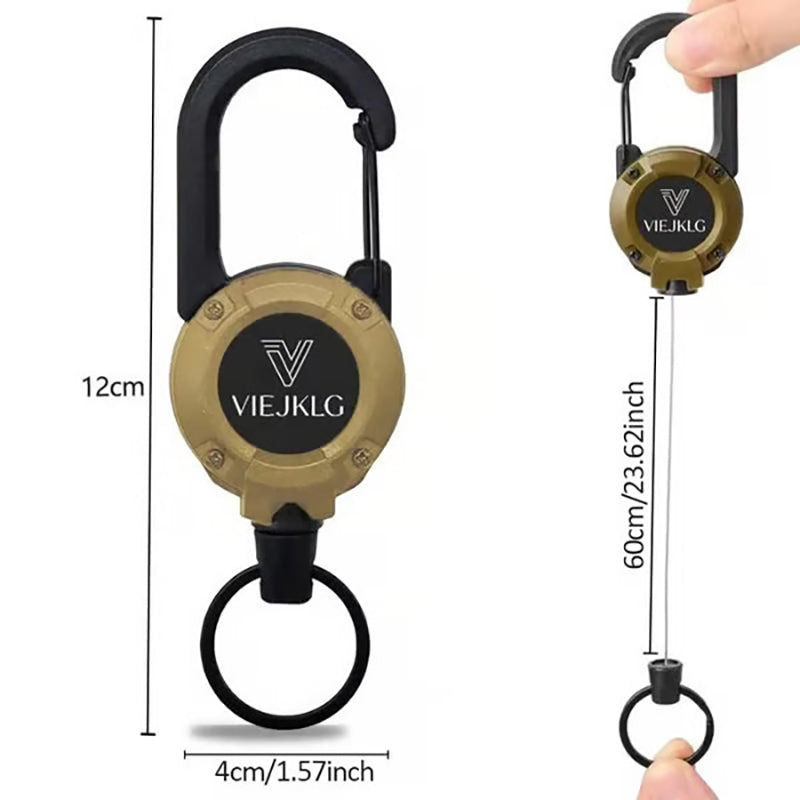 Outdoor tactical easy-pull buckle telescopic buckle
