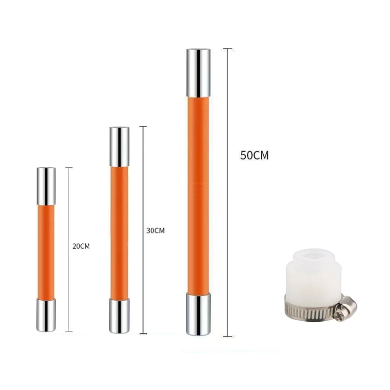 Universal faucet extension tube