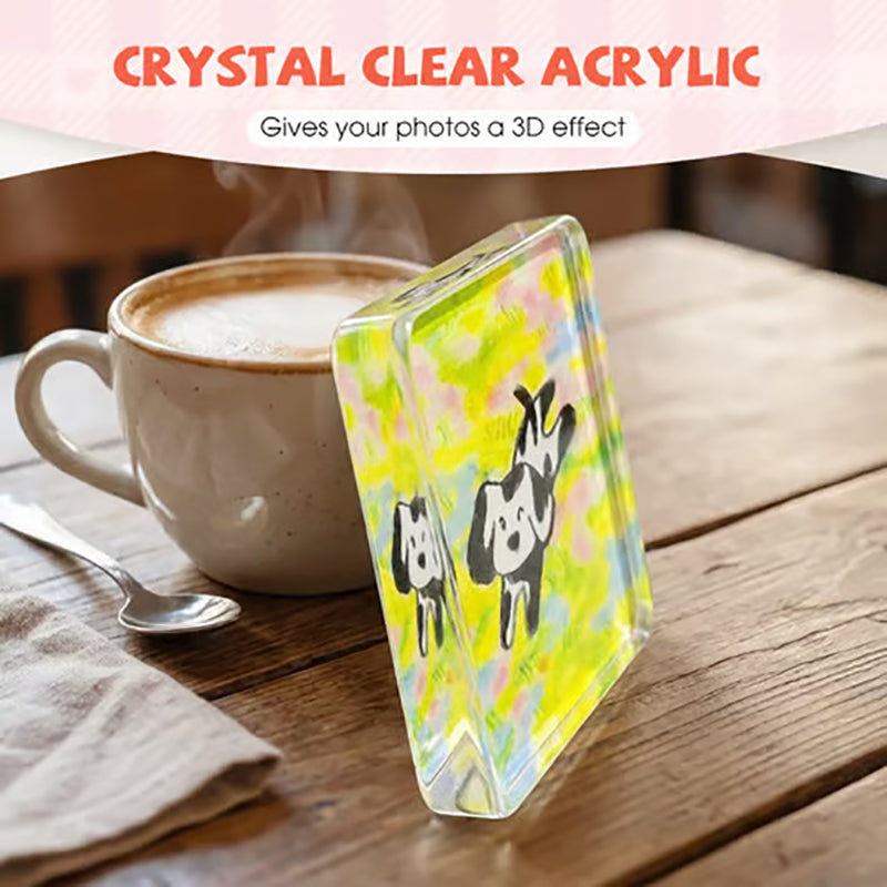 DIY Transparent Acrylic Refrigerator Magnets