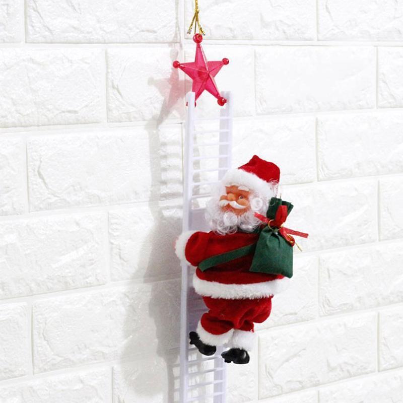 Santa Claus Climbs the Ladders