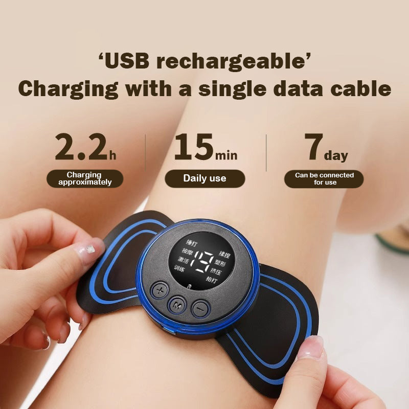 Mini portable shoulder, neck and waist massager