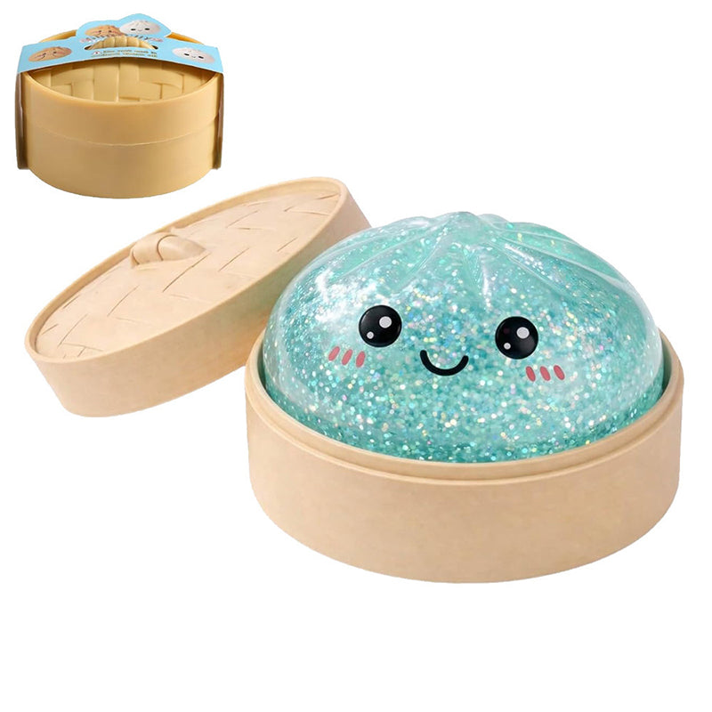 Glowing "Steamed Bun" Style Mystery Stress-Relief Squeeze Toy (Color Random)