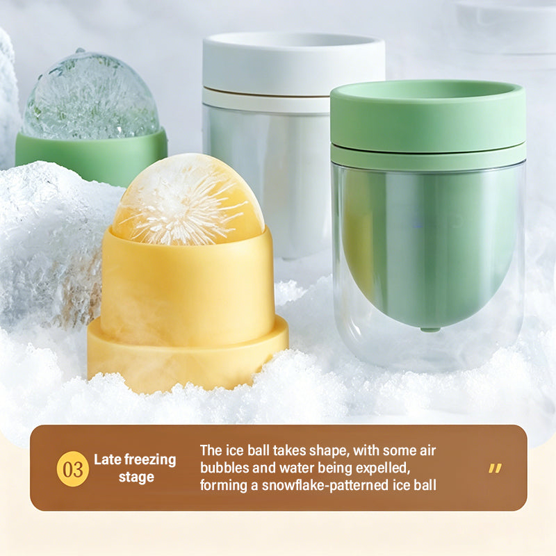 Silicone large ice sphere mold