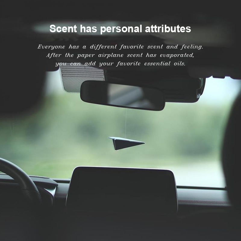Hanging Car Air Freshener Paper Airplane