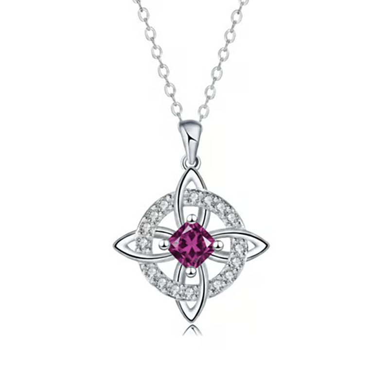 Natural Crystal Witch's Knot Necklace