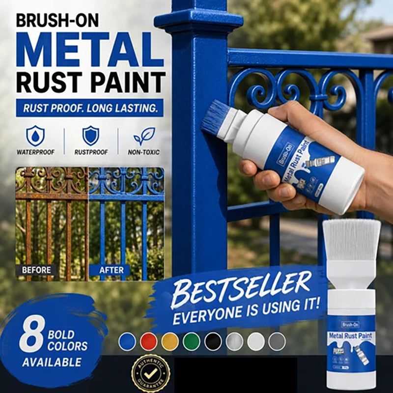Metallic Spray Paint With Brush