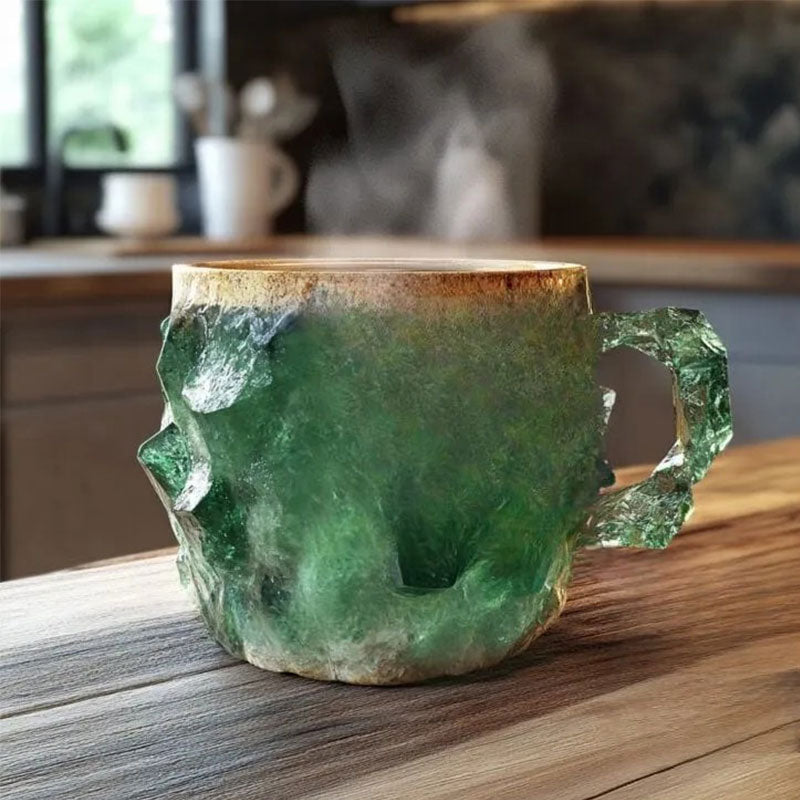 Imitation mineral crystal coffee cup