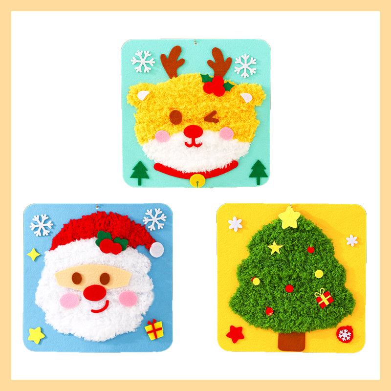 Christmas DIY Embroidery Doll Set