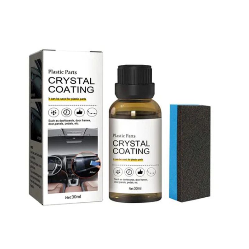 Plastic parts refurbishment coating agent