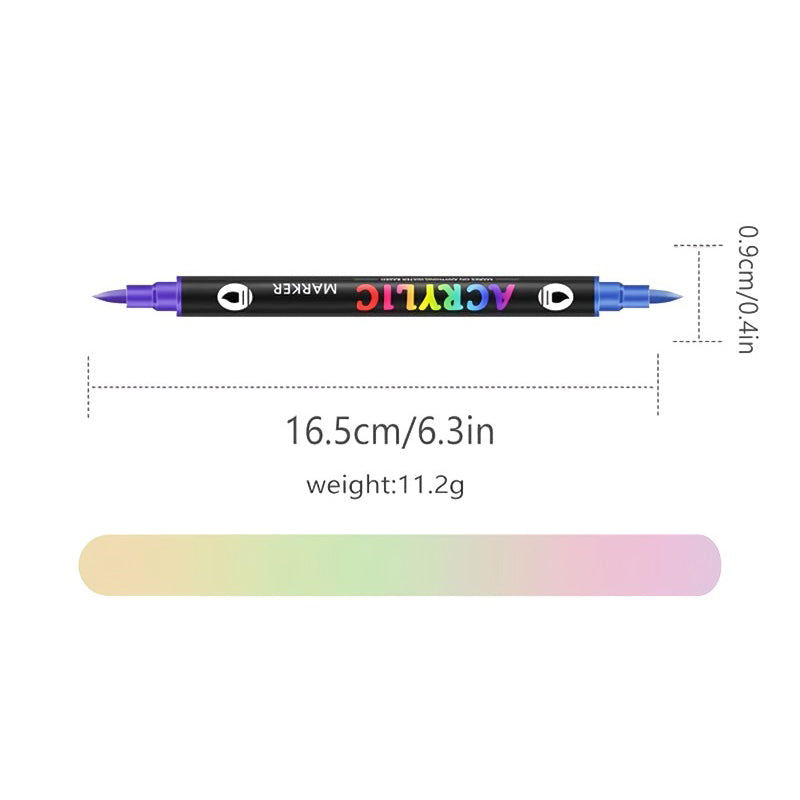 Double-Headed Acrylic Paint Pen