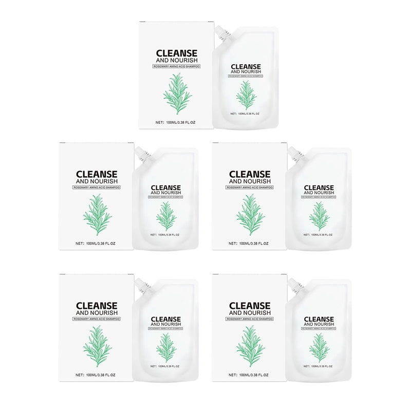 Rosemary Smooth & Shine Shampoo - Sulfate-Free Formula for All Hair Types