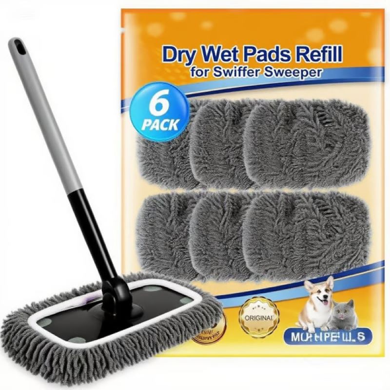 Reusable mop pad