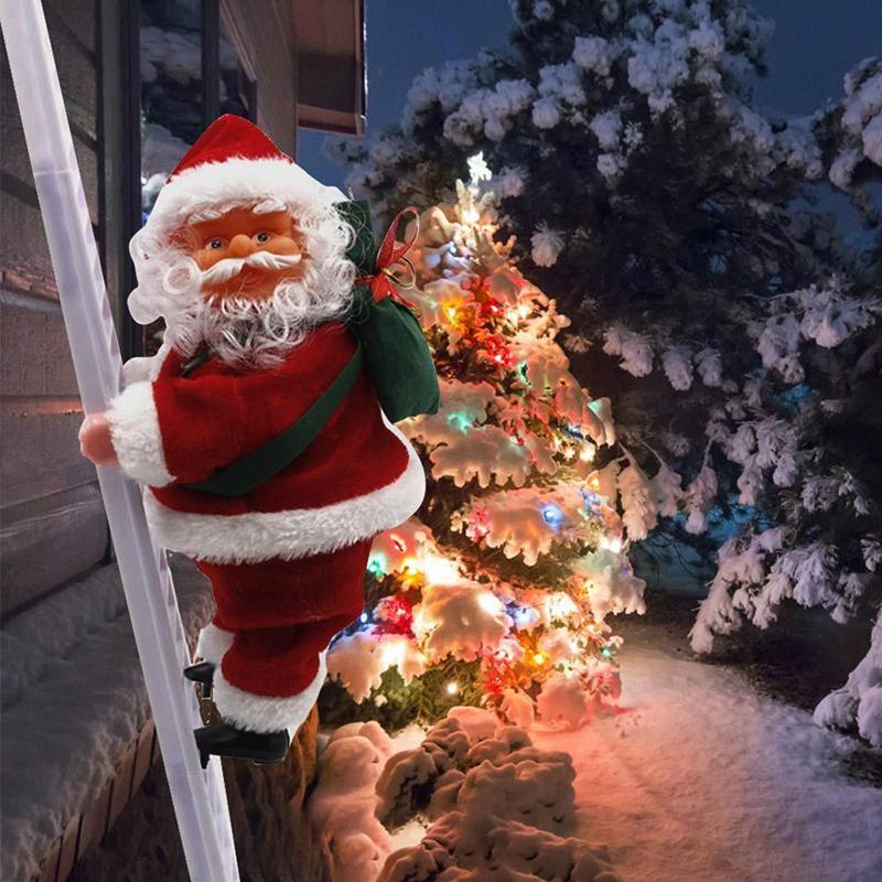 Santa Claus Climbs the Ladders