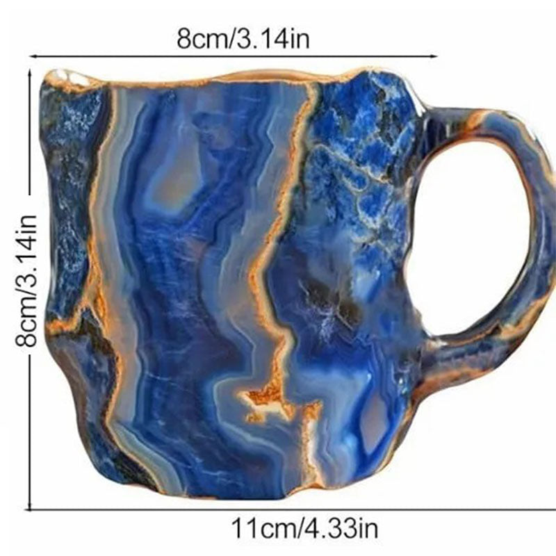 Imitation mineral crystal coffee cup