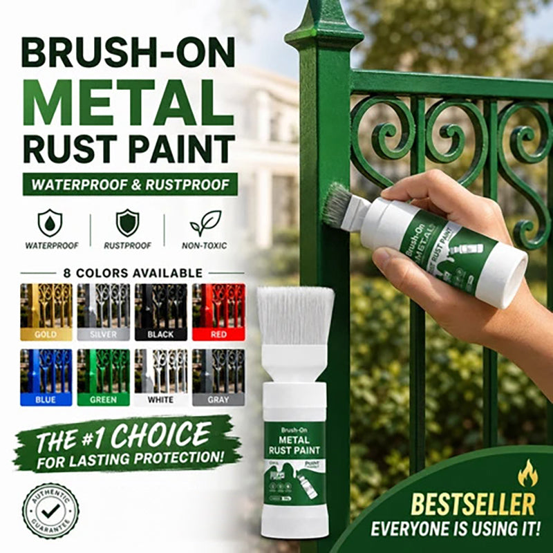 Metallic Spray Paint With Brush