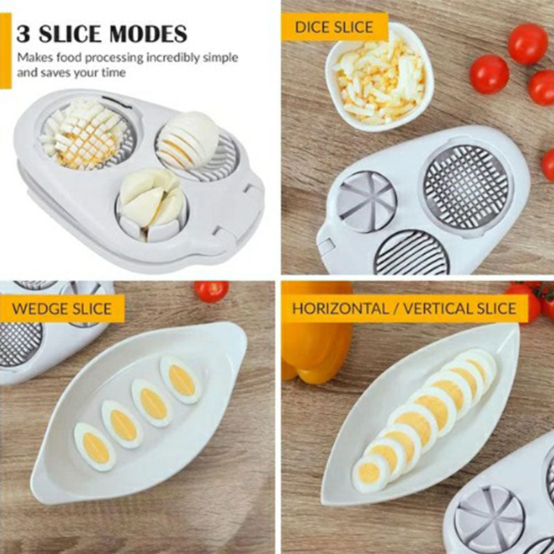 3 in 1 Multifunctional Egg Slicer