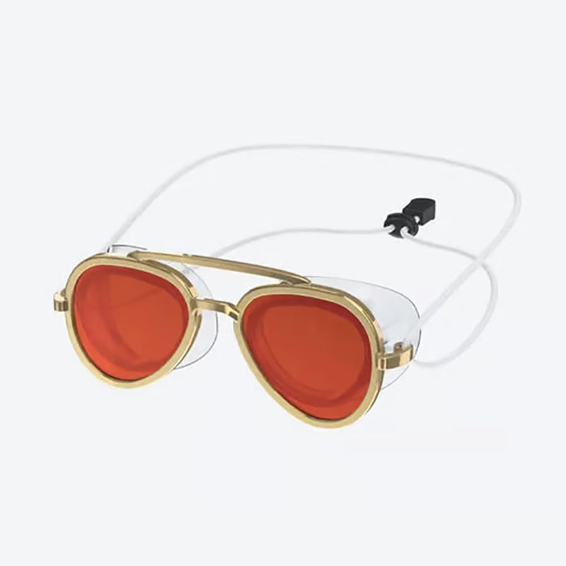 Anti-fog reflective swimming goggles