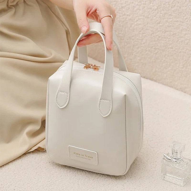 Large capacity waterproof cosmetic bag