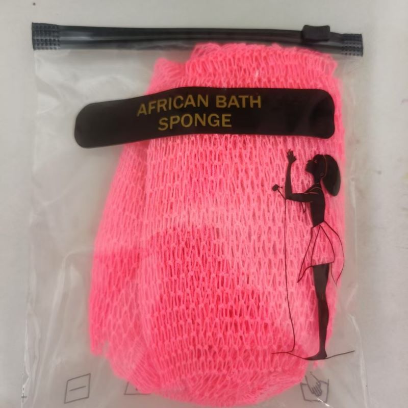 African high elastic exfoliating mesh bath towel