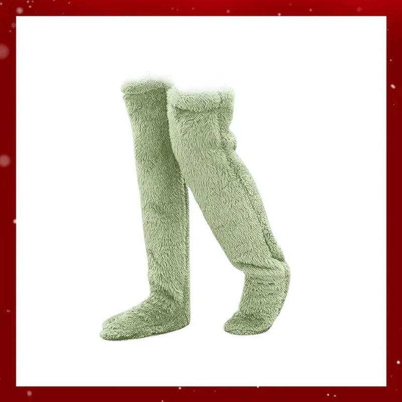 💕Velvety Fleece Knee Socks For Christmas❄️🎅