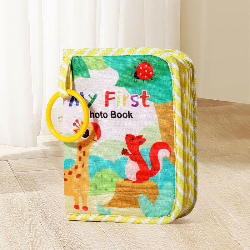 Fabric baby photo album