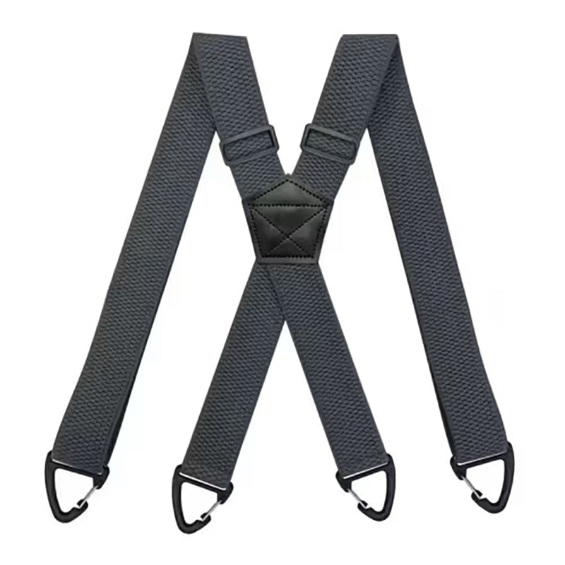 Men's X-back suspenders (with hook-style clips)
