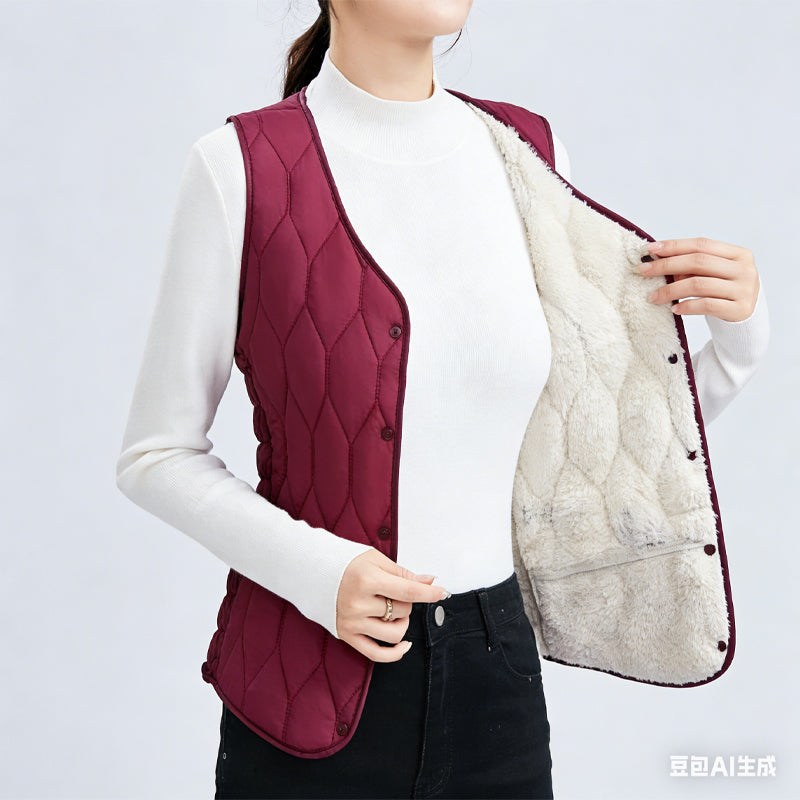 New sleeveless down vest
