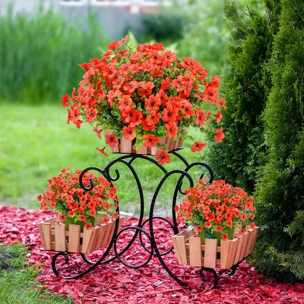 Artificial flowers for outdoors