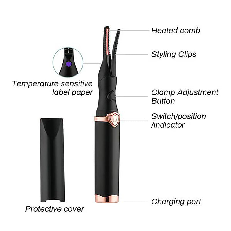 Electric Eyelash Curler, Instantly Fascinating ✨ Blink and Dazzle! 👁️