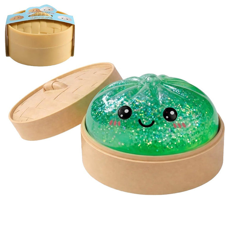 Glowing "Steamed Bun" Style Mystery Stress-Relief Squeeze Toy (Color Random)