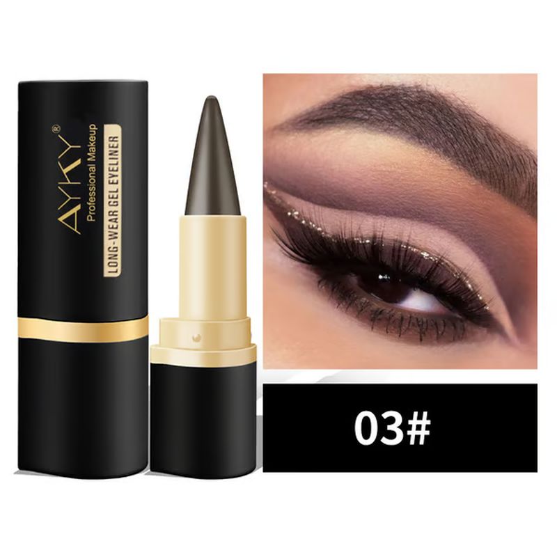 Waterproof single-end eyeliner