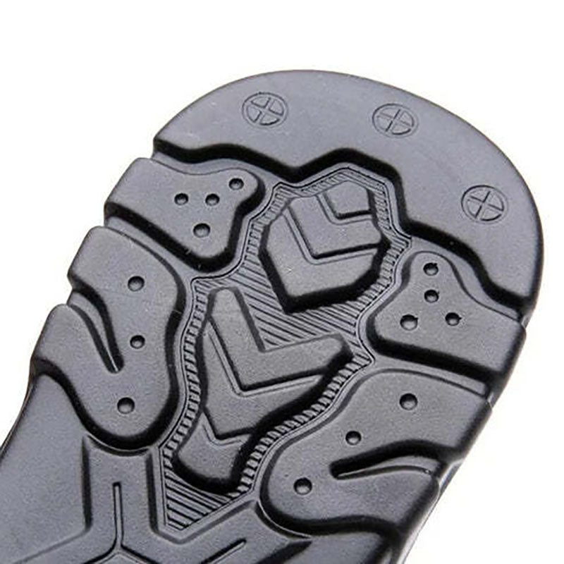 Openwork knitted mesh sandals