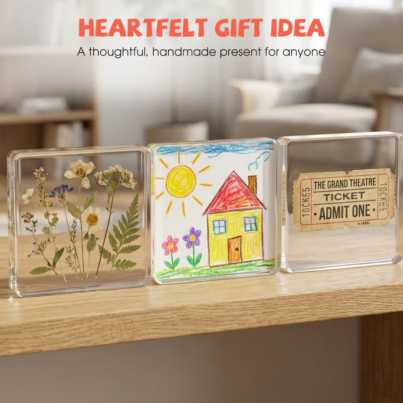 DIY Transparent Acrylic Refrigerator Magnets
