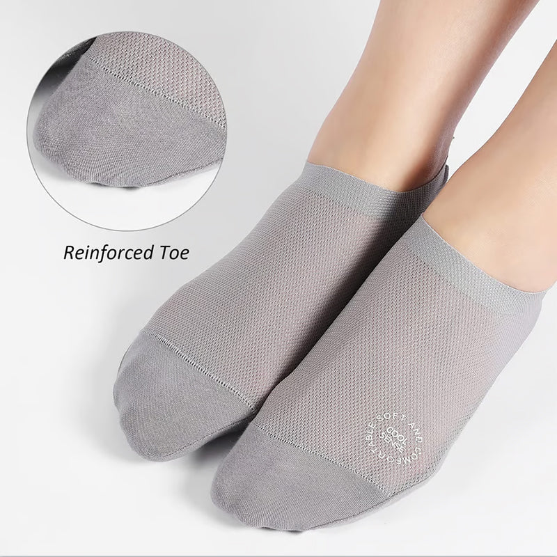 🔥Ultra-thin lining non-slip invisible socks